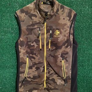 RARE Ralph Lauren CAMO fleece zip up vest